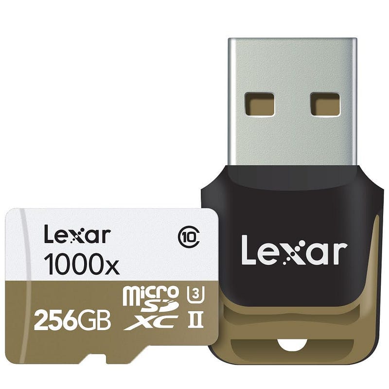 New: Lexar’s speedy, professional new 256GB microSD card